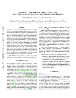 AGAIN-VC: A One-shot Voice Conversion using Activation Guidance and
  Adaptive Instance Normalization