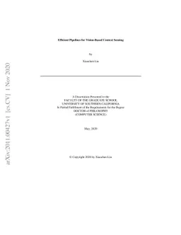 Efficient Pipelines for Vision-Based Context Sensing