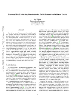 FusiformNet: Extracting Discriminative Facial Features on Different
  Levels