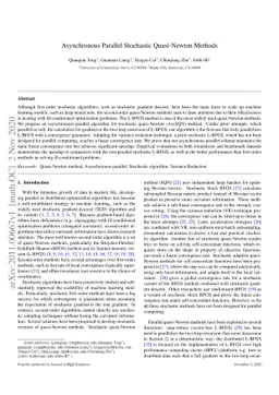 Asynchronous Parallel Stochastic Quasi-Newton Methods