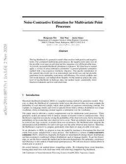 Noise-Contrastive Estimation for Multivariate Point Processes