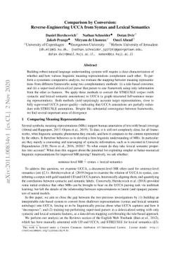 Comparison by Conversion: Reverse-Engineering UCCA from Syntax and
  Lexical Semantics