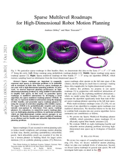 Sparse Multilevel Roadmaps for High-Dimensional Robot Motion Planning