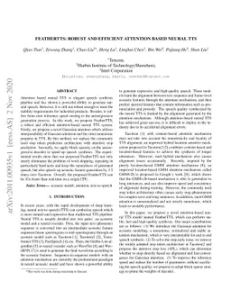 FeatherTTS: Robust and Efficient attention based Neural TTS