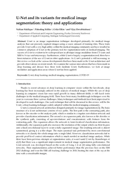 U-Net and its variants for medical image segmentation: theory and
  applications