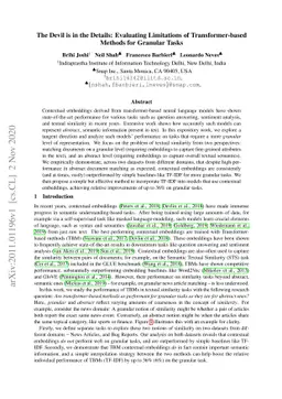 The Devil is in the Details: Evaluating Limitations of Transformer-based
  Methods for Granular Tasks