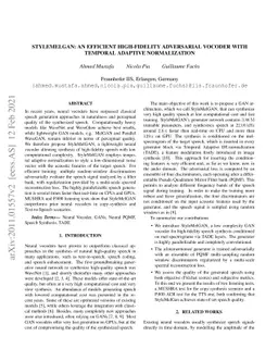 StyleMelGAN: An Efficient High-Fidelity Adversarial Vocoder with
  Temporal Adaptive Normalization
