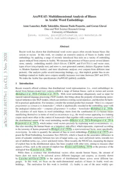 AraWEAT: Multidimensional Analysis of Biases in Arabic Word Embeddings