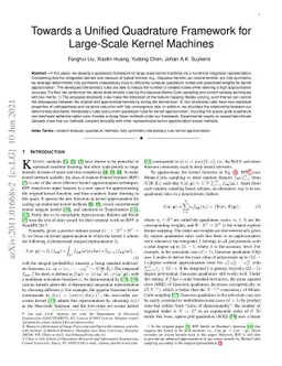 Towards a Unified Quadrature Framework for Large-Scale Kernel Machines