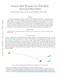 Iterative Best Response for Multi-Body Asset-Guarding Games