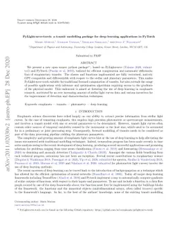 PyLightcurve-torch: a transit modelling package for deep learning
  applications in PyTorch
