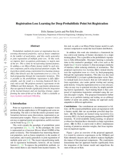 Registration Loss Learning for Deep Probabilistic Point Set Registration