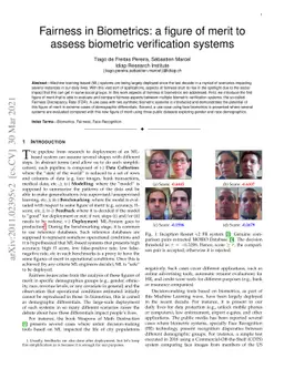 Fairness in Biometrics: a figure of merit to assess biometric
  verification systems