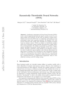 Dynamically Throttleable Neural Networks (TNN)