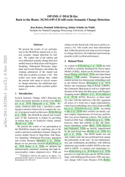 OP-IMS @ DIACR-Ita: Back to the Roots: SGNS+OP+CD still rocks Semantic
  Change Detection