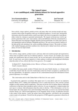 The ApposCorpus: A new multilingual, multi-domain dataset for factual
  appositive generation