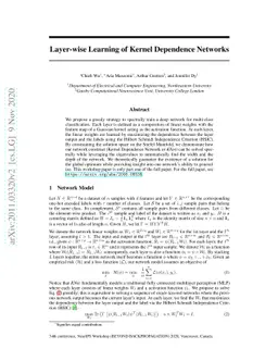Kernel Dependence Network