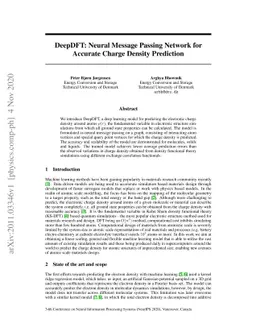 DeepDFT: Neural Message Passing Network for Accurate Charge Density
  Prediction