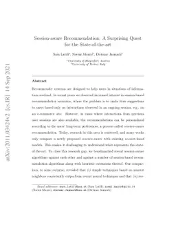 Session-aware Recommendation: A Surprising Quest for the
  State-of-the-art