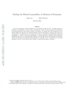 Settling the Robust Learnability of Mixtures of Gaussians