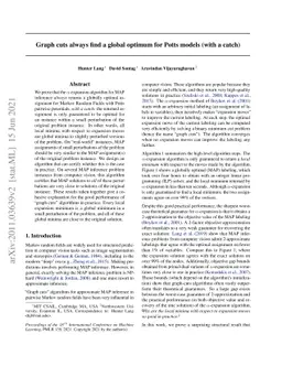 Graph cuts always find a global optimum for Potts models (with a catch)