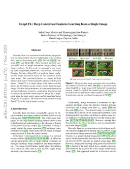 DeepCFL: Deep Contextual Features Learning from a Single Image