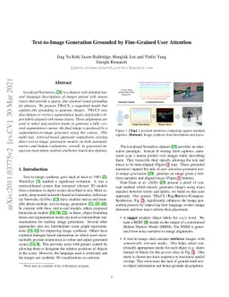 Text-to-Image Generation Grounded by Fine-Grained User Attention
