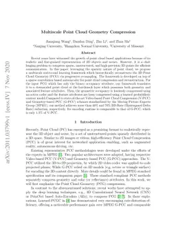 Multiscale Point Cloud Geometry Compression