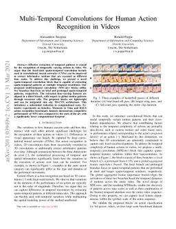 Multi-Temporal Convolutions for Human Action Recognition in Videos