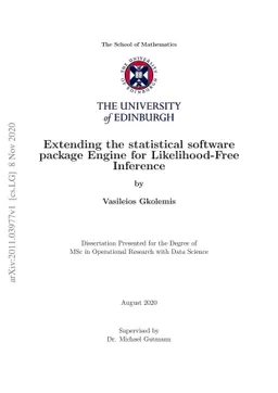 Extending the statistical software package Engine for Likelihood-Free
  Inference