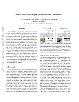 General Multi-label Image Classification with Transformers