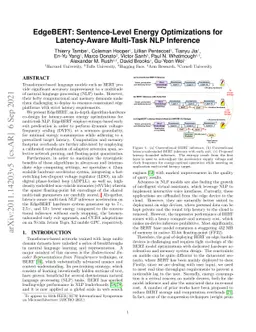EdgeBERT: Sentence-Level Energy Optimizations for Latency-Aware
  Multi-Task NLP Inference