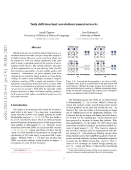 Truly shift-invariant convolutional neural networks