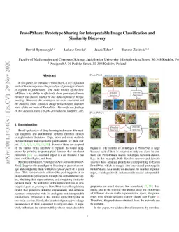 ProtoPShare: Prototype Sharing for Interpretable Image Classification
  and Similarity Discovery
