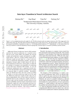 Inter-layer Transition in Neural Architecture Search