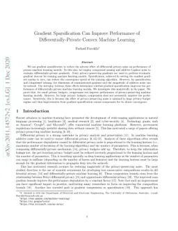 Gradient Sparsification Can Improve Performance of
  Differentially-Private Convex Machine Learning