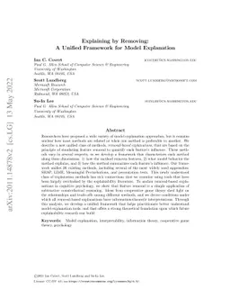 Explaining by Removing: A Unified Framework for Model Explanation