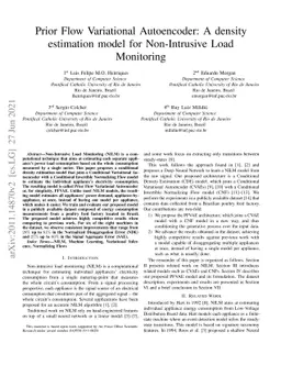 Prior Flow Variational Autoencoder: A density estimation model for
  Non-Intrusive Load Monitoring
