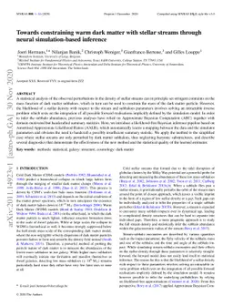 Towards constraining warm dark matter with stellar streams through
  neural simulation-based inference