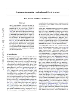 Graph convolutions that can finally model local structure