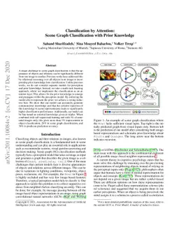 Classification by Attention: Scene Graph Classification with Prior
  Knowledge