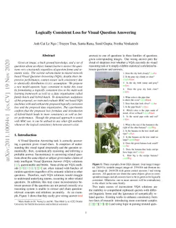 Logically Consistent Loss for Visual Question Answering