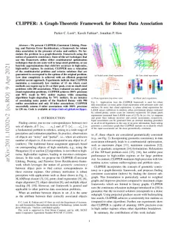 CLIPPER: A Graph-Theoretic Framework for Robust Data Association