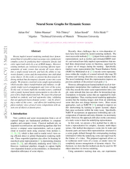 Neural Scene Graphs for Dynamic Scenes