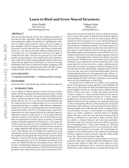 Learn to Bind and Grow Neural Structures