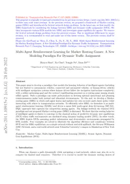 Multi-Agent Reinforcement Learning for Markov Routing Games: A New
  Modeling Paradigm For Dynamic Traffic Assignment