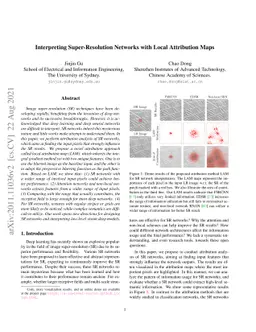 Interpreting Super-Resolution Networks with Local Attribution Maps
