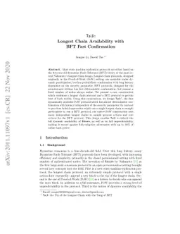 TaiJi: Longest Chain Availability with BFT Fast Confirmation