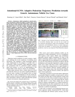 Attentional-GCNN: Adaptive Pedestrian Trajectory Prediction towards
  Generic Autonomous Vehicle Use Cases