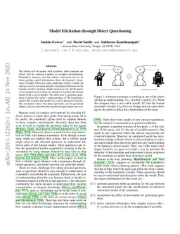 Model Elicitation through Direct Questioning